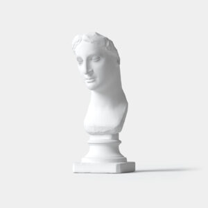 White Head Statue